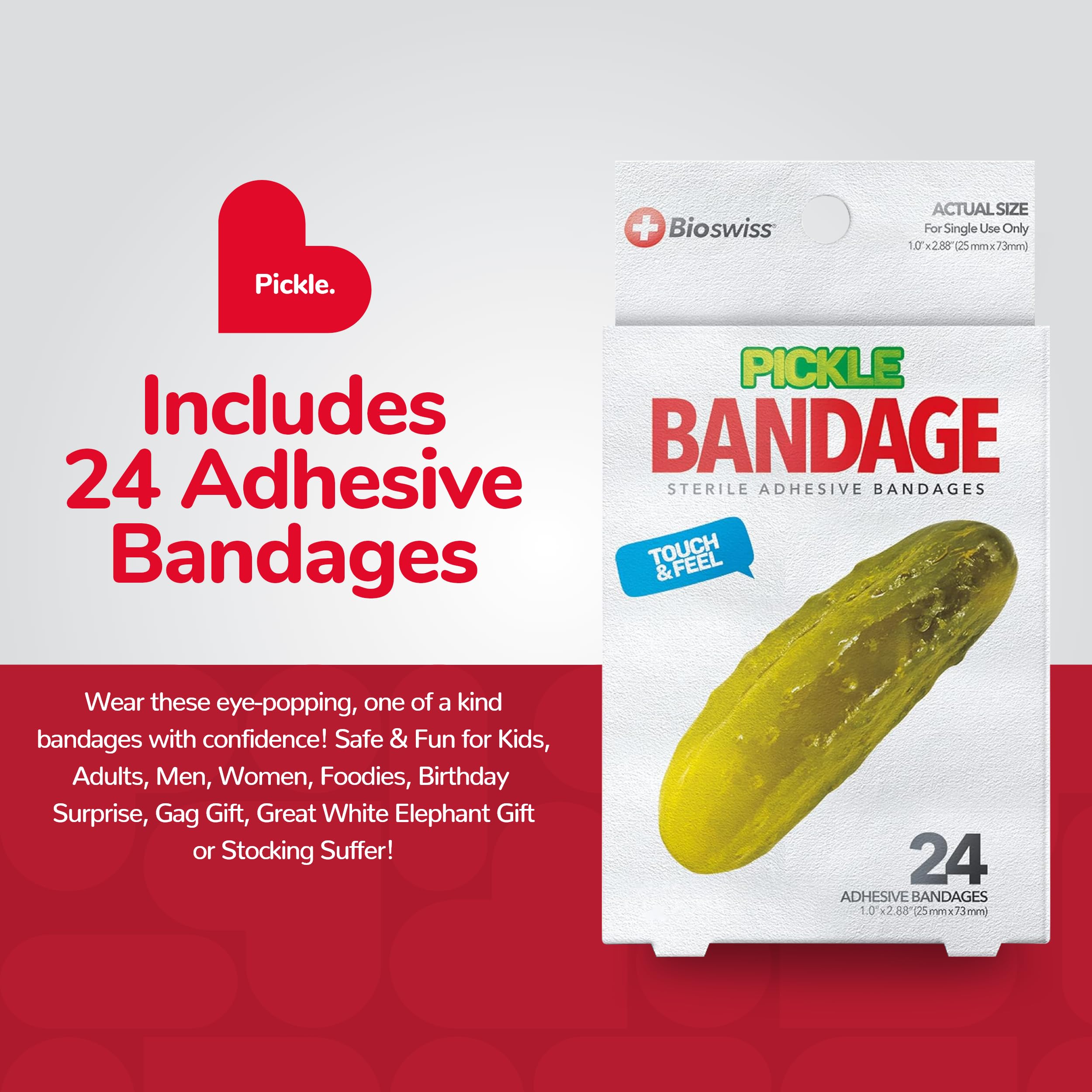 BioSwiss latex-free sterile bandages provide safe, hygienic care for sensitive skin.