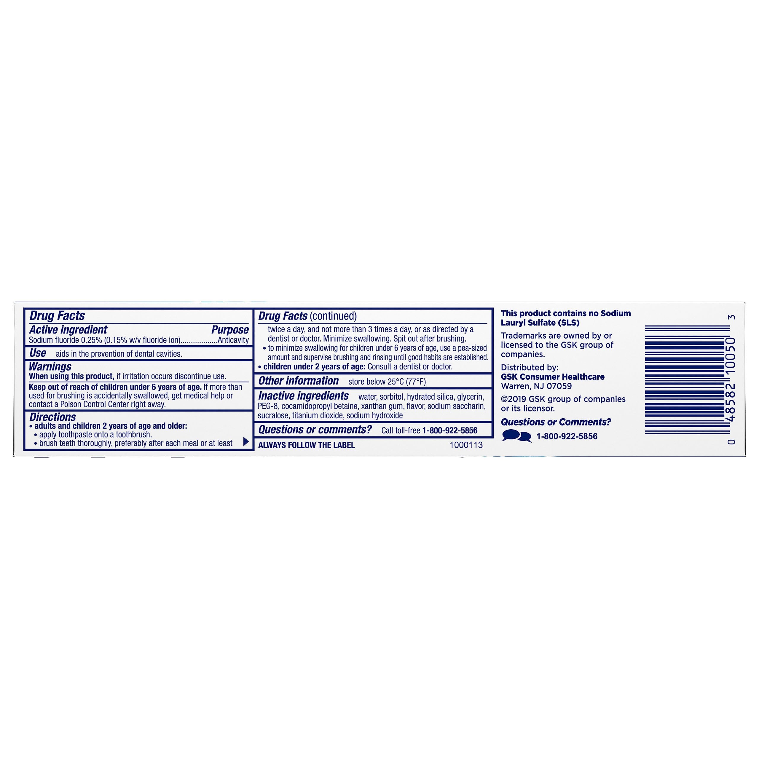Sugar-free, alcohol-free Biotène toothpaste supports non-irritating daily oral care.
