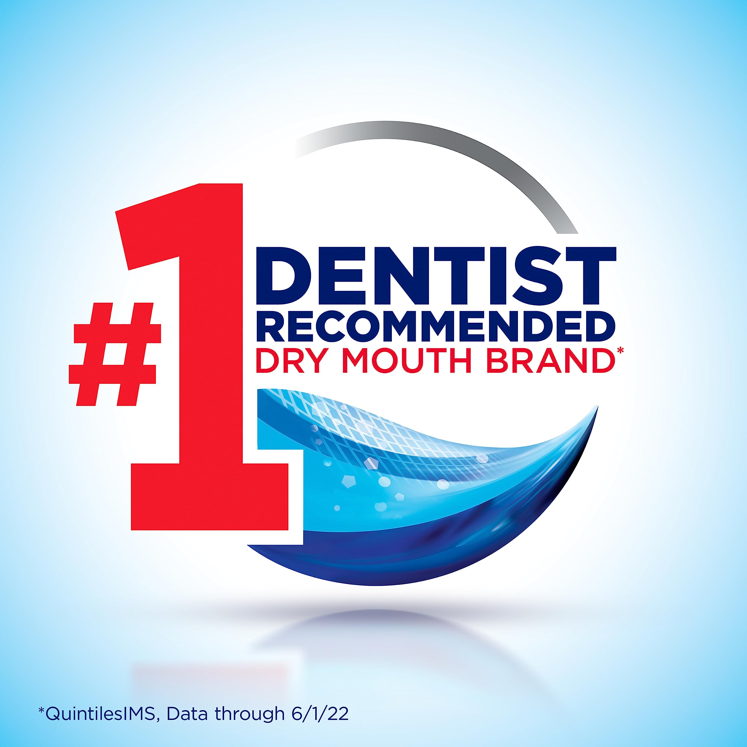 Biotène toothbrush with toothpaste demonstrates everyday oral care for dry mouth relief.