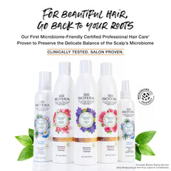 Biotera Moisturizing Conditioner ingredients-coconut-yogurt highlight pre- and postbiotic blend.