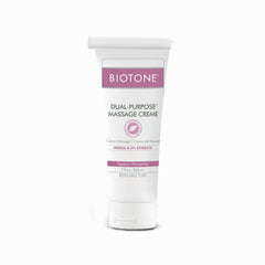 Biotone Arnica Extract Dual-Purpose Massage Cream bottle with smooth glide and versatile use