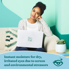 Antioxidant and electrolyte blend in Biotrue Hydration Boost supports natural moisture.