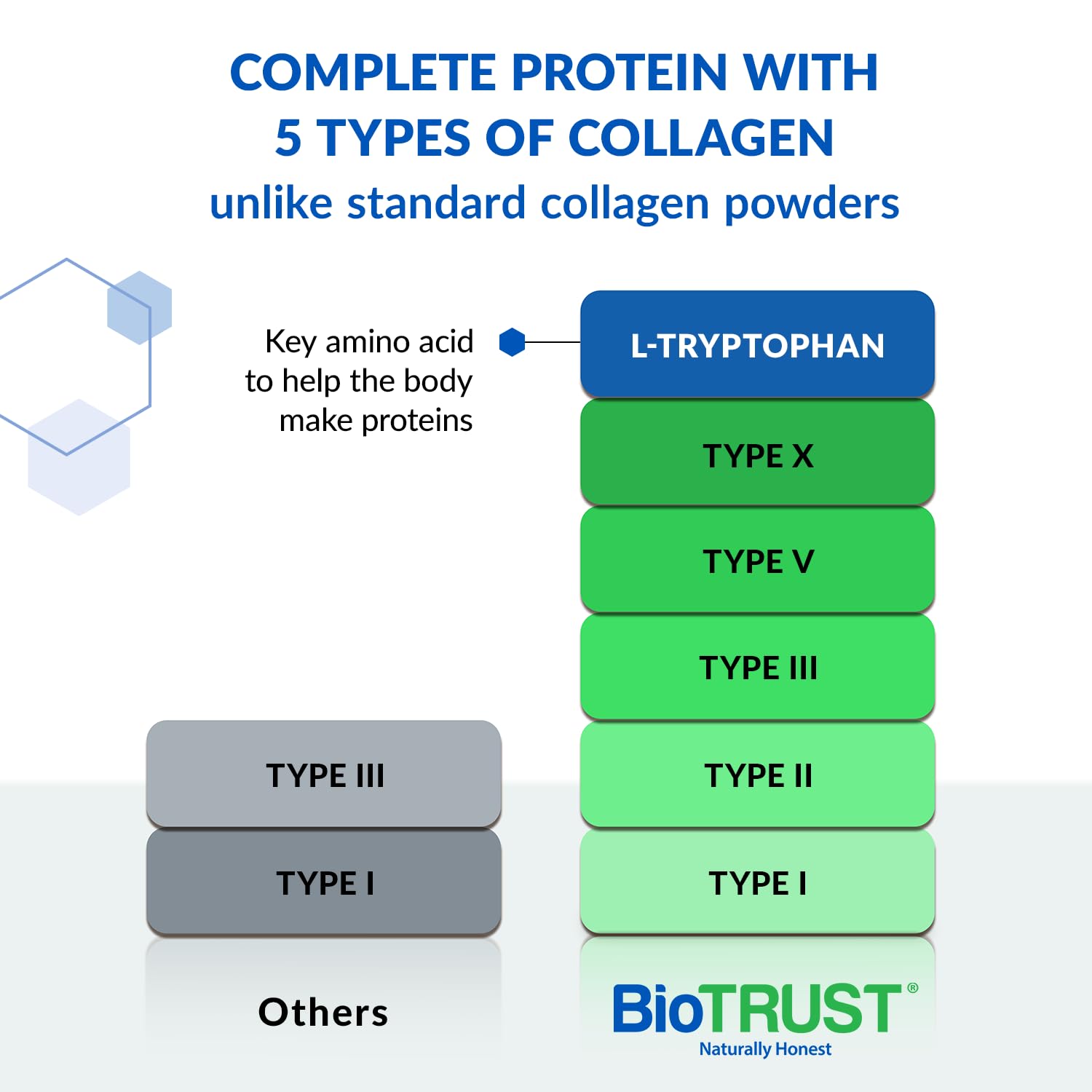 BioTrust Ageless Multi Collagen scoop in cup shows convenient daily serving