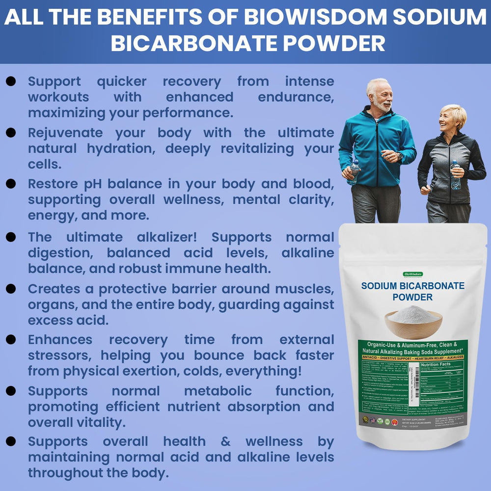 BioWisdom USA-made quality is shown by clear packaging and premium powder.