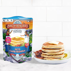 Gluten-free Birch Benders pancake mix highlighting wheat-free batter options
