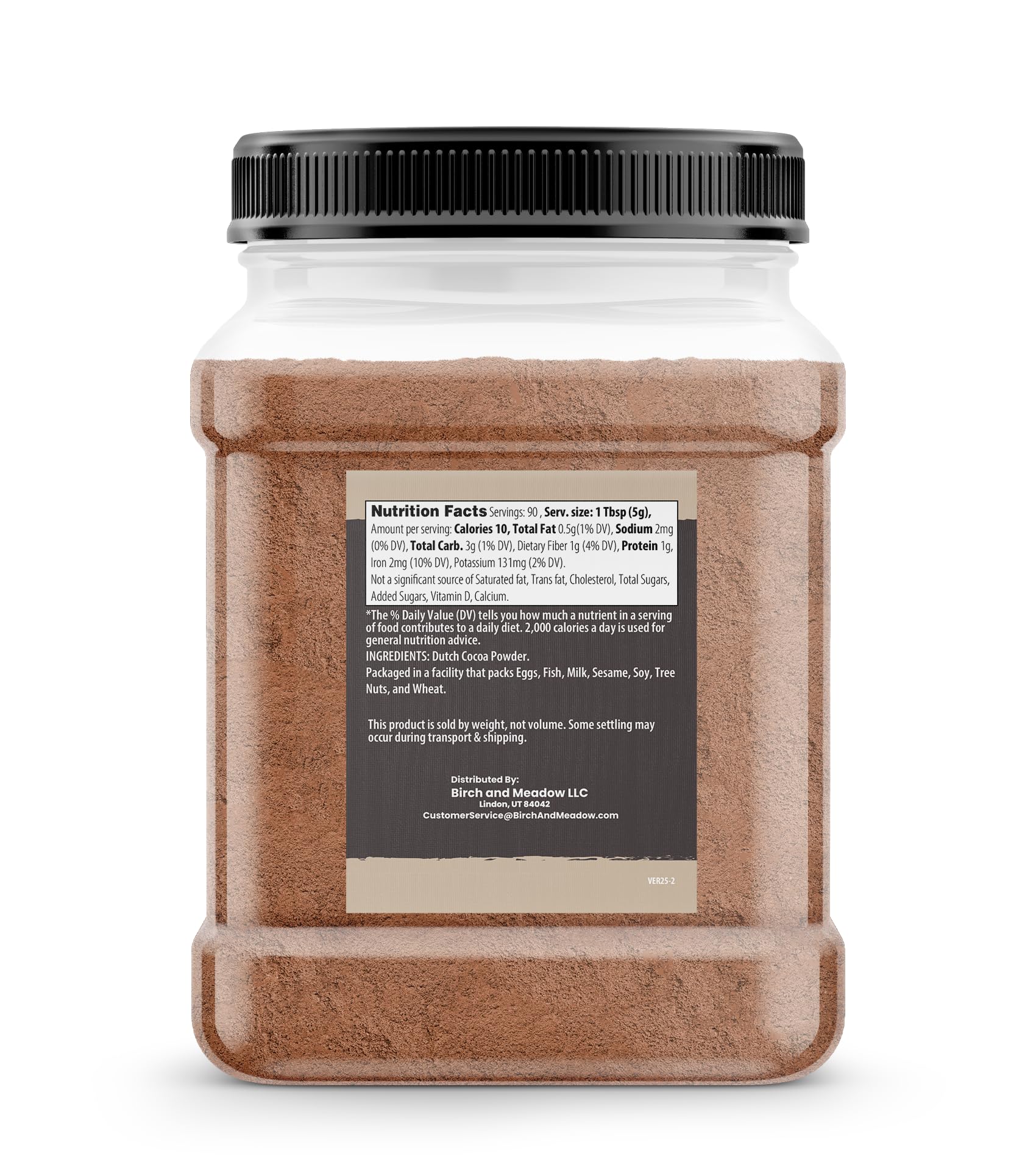Birch & Meadow Dutch cocoa powder for cookies and cakes delivers rich flavor.