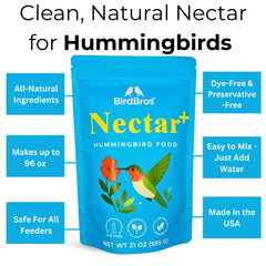 BirdBros nectar powder scoop measuring the perfect mix