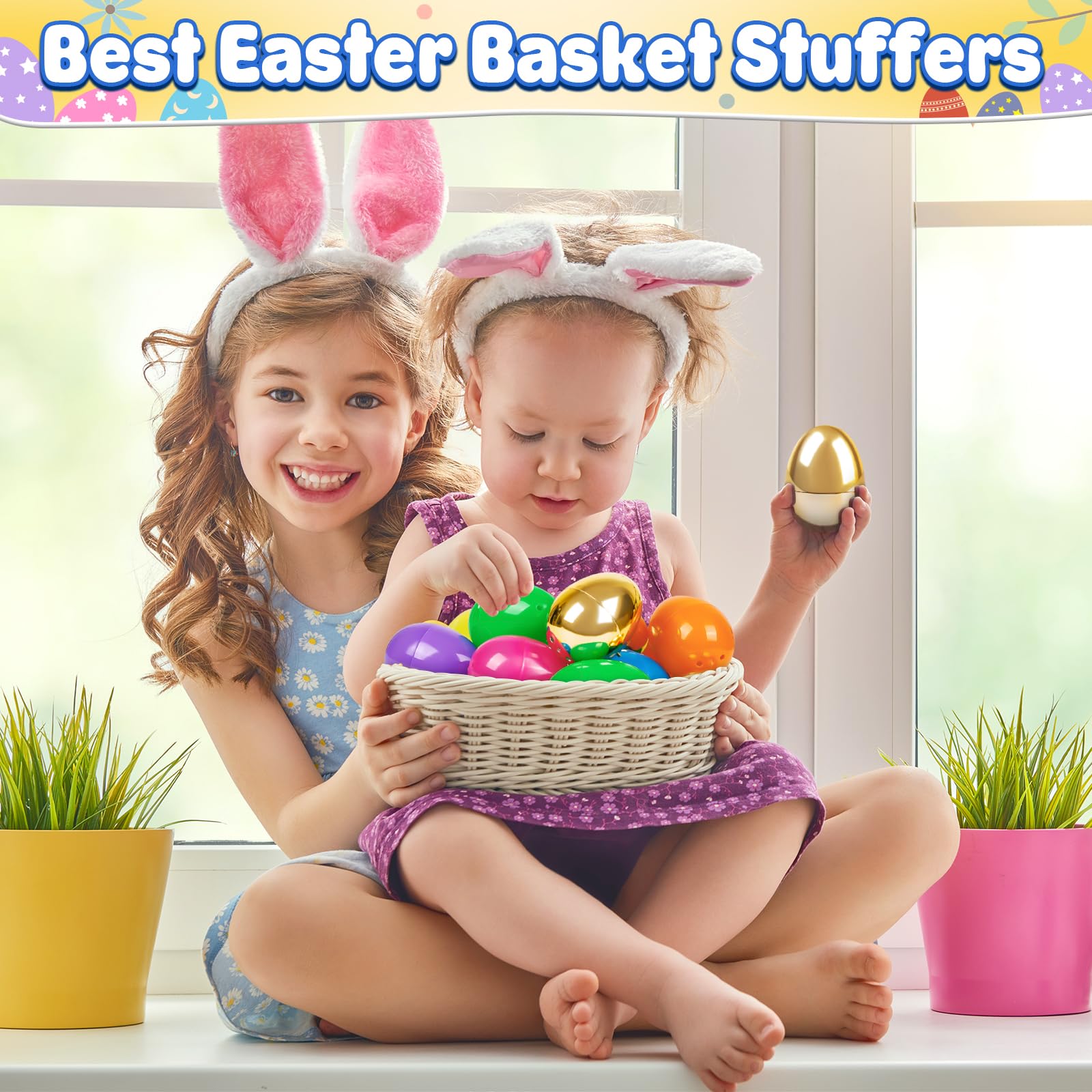 Birebebys eggs in use during a family Easter hunt.