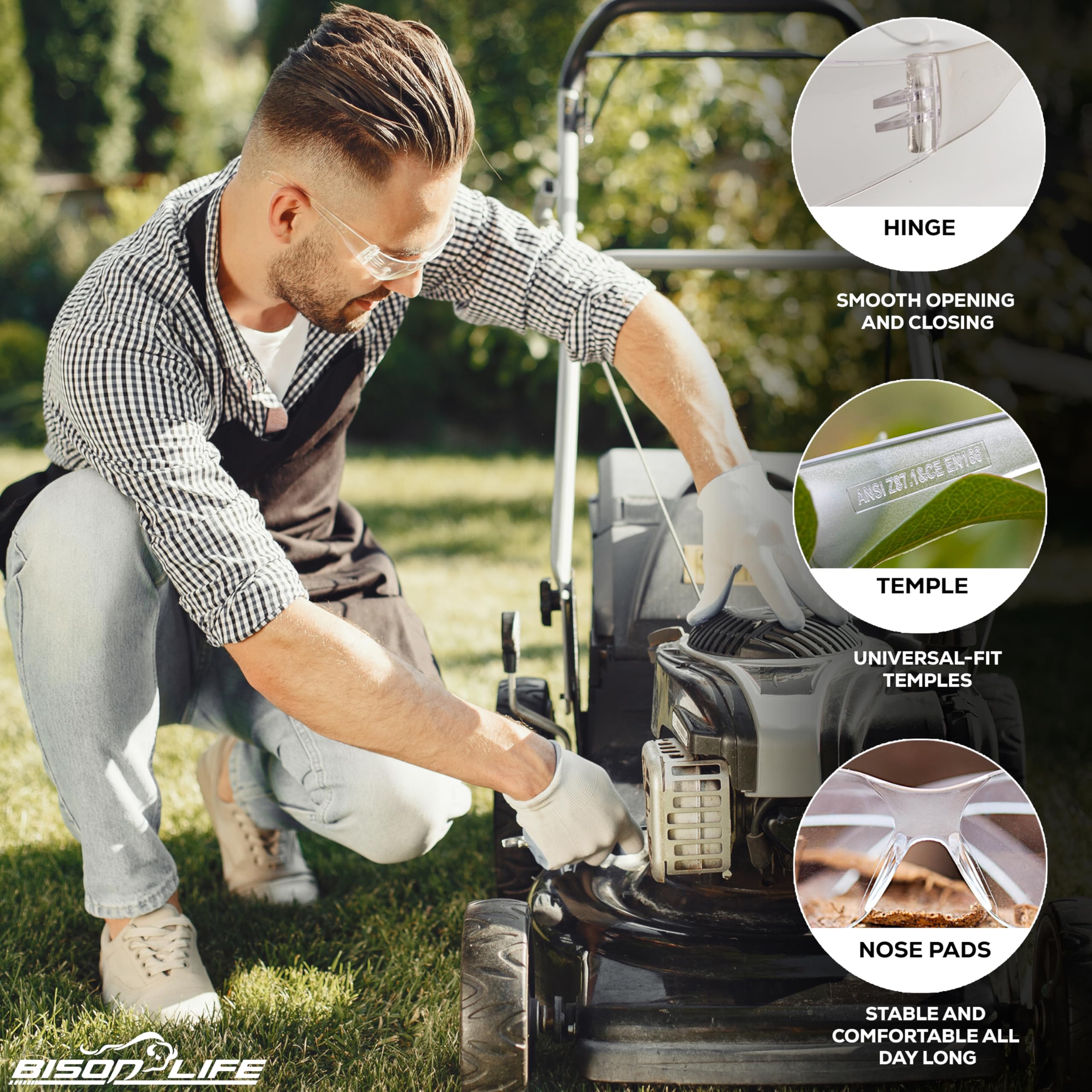 BISON LIFE lightweight design for comfortable all-day wear