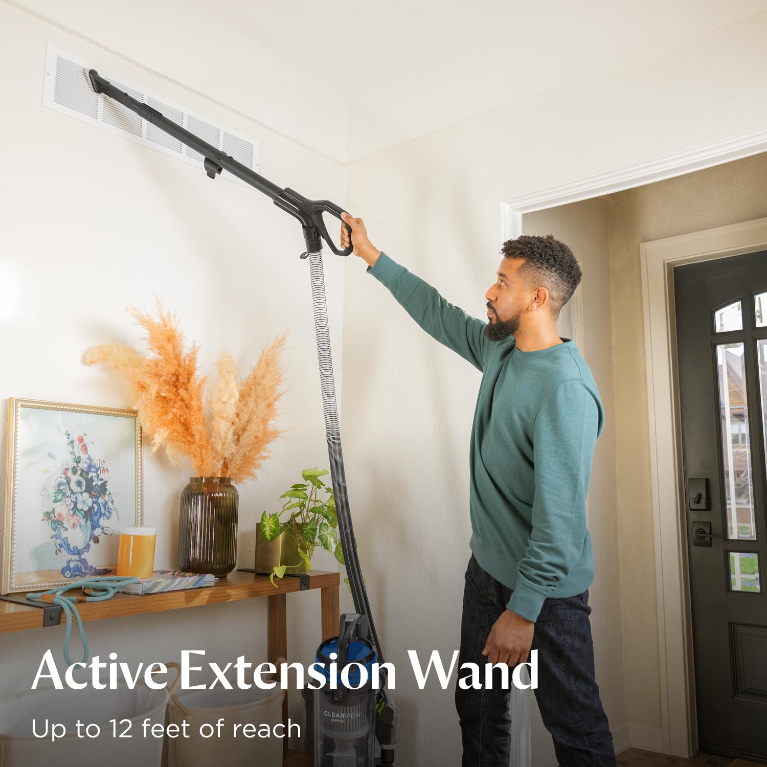 Bissell Active Extension Wand reaches stairs and corners for deep cleaning