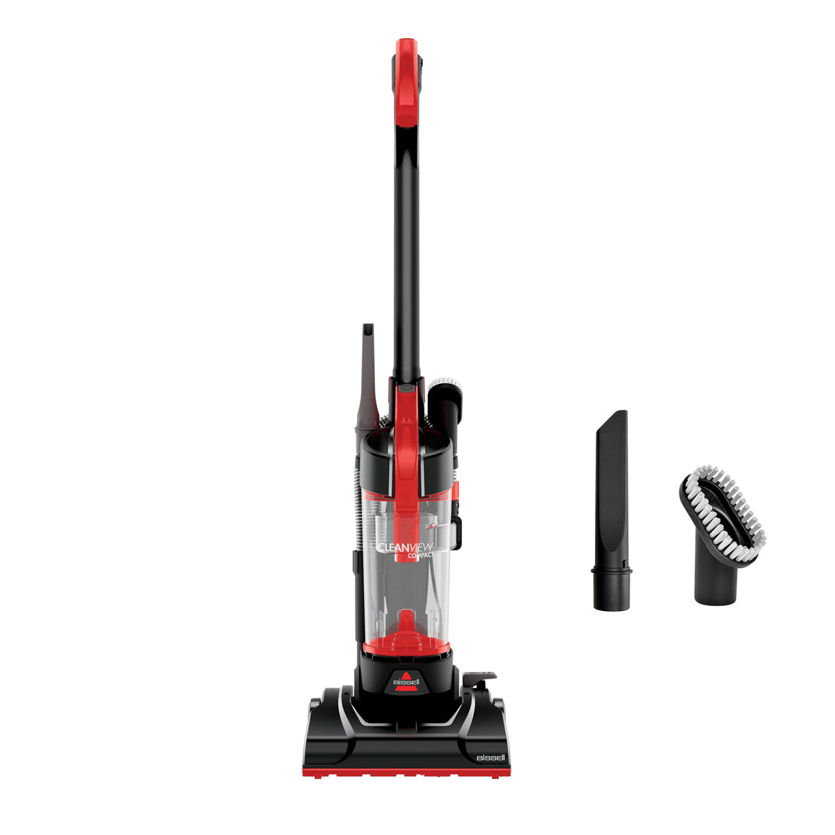 Bissell CleanView Compact front view for small-space cleaning.