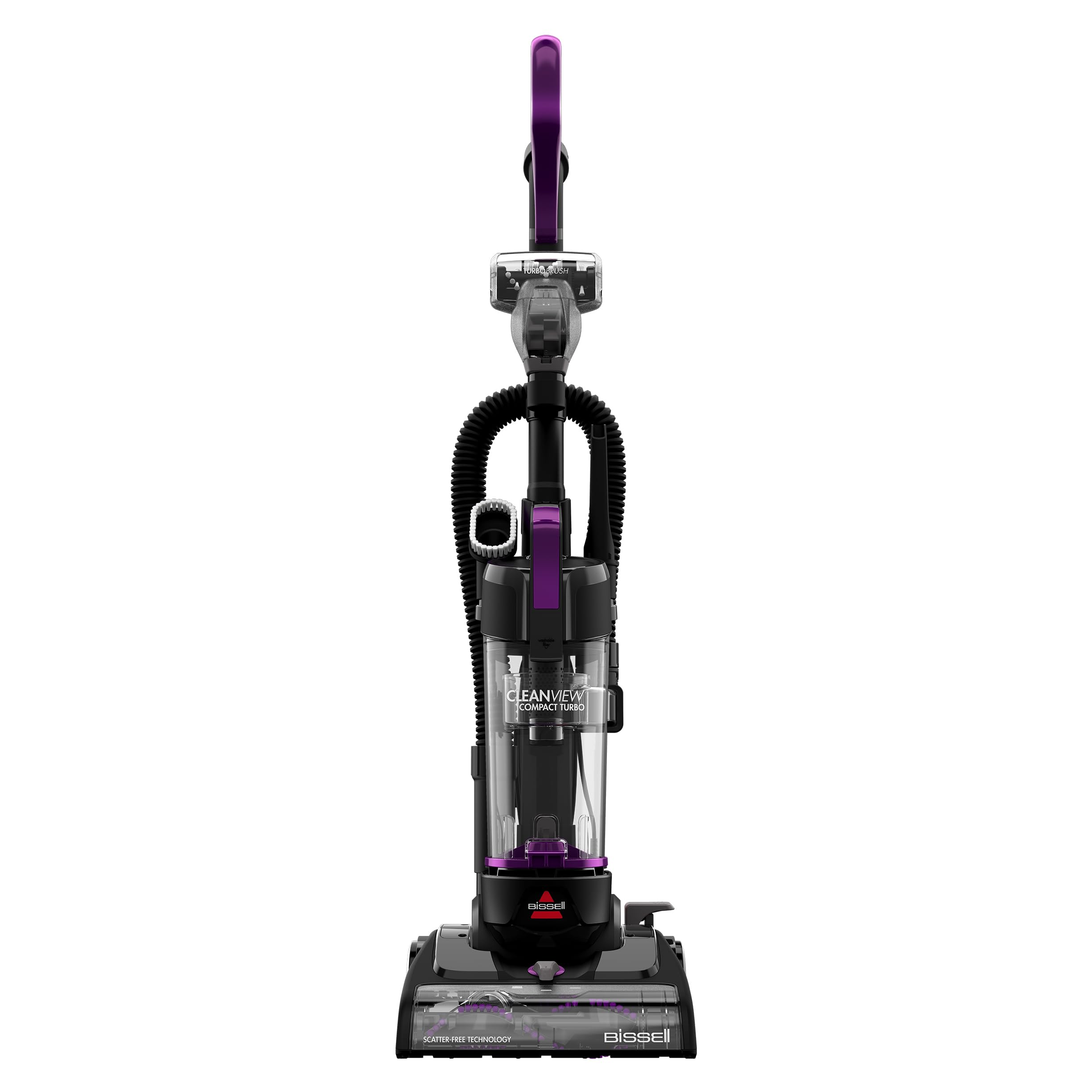 Bissell CleanView Compact Turbo delivers full power in a compact vacuum for apartments.