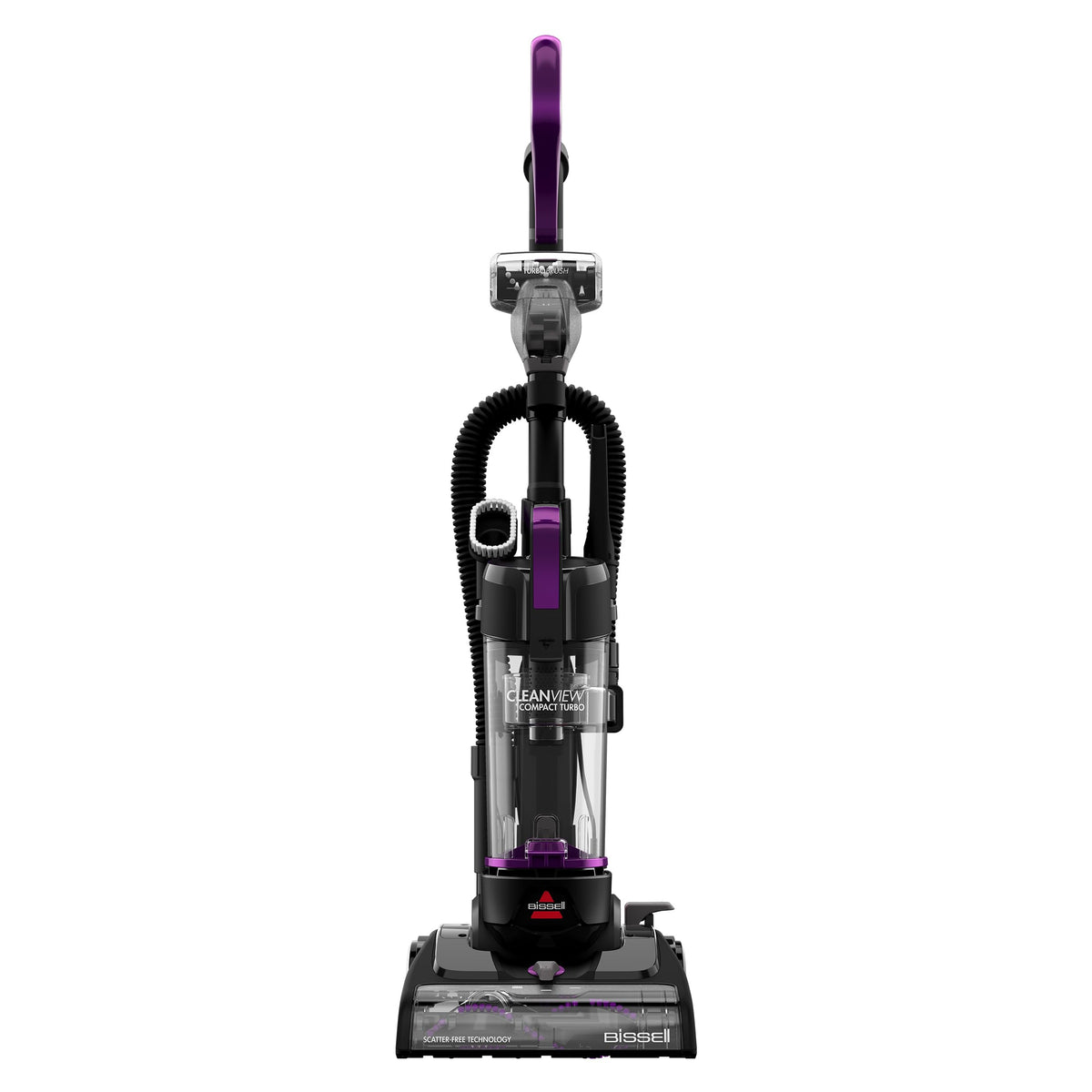 Bissell CleanView Compact Turbo delivers full power in a compact vacuum for apartments.