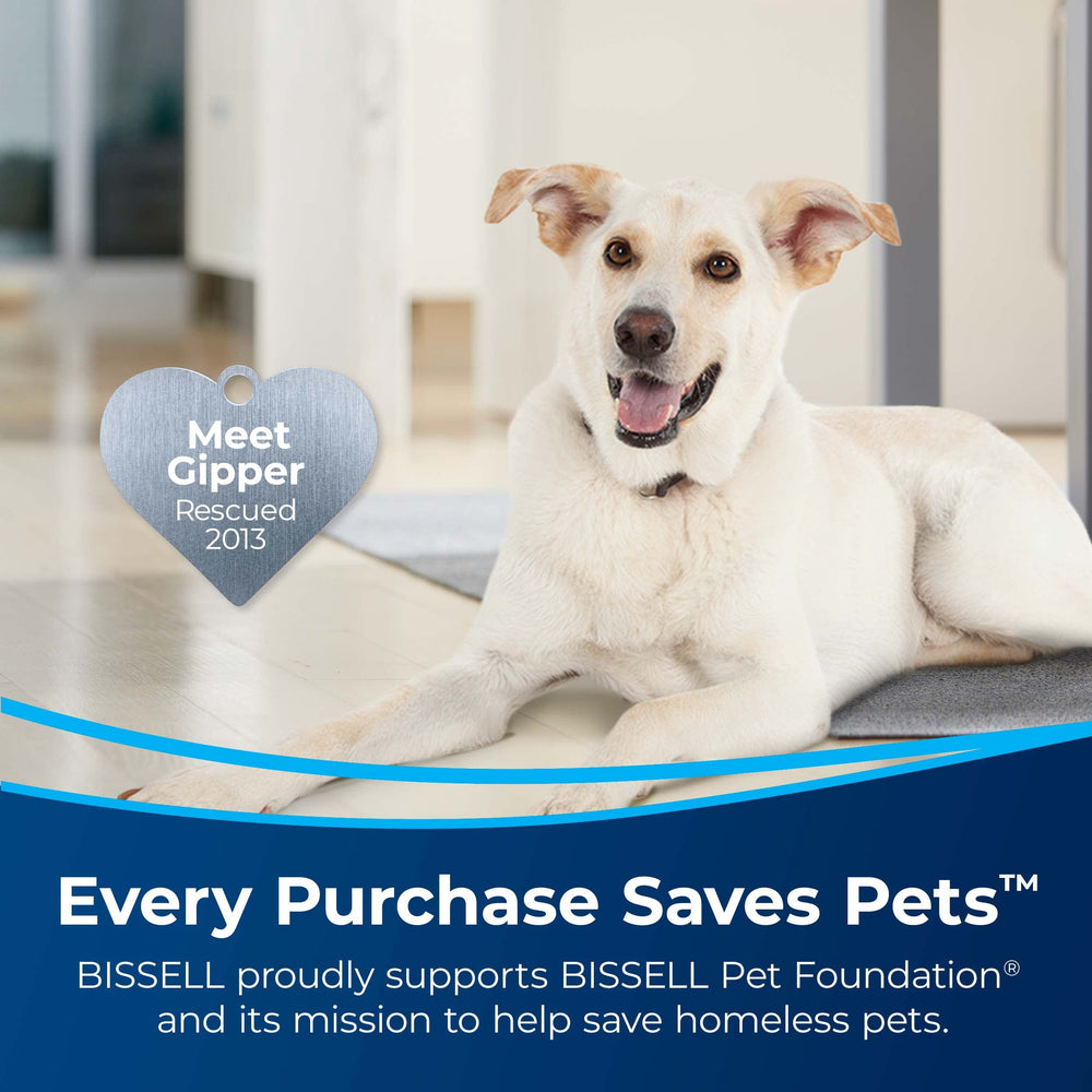 Bissell Deep Clean antibacterial formula on carpet demonstrating deep cleaning capability