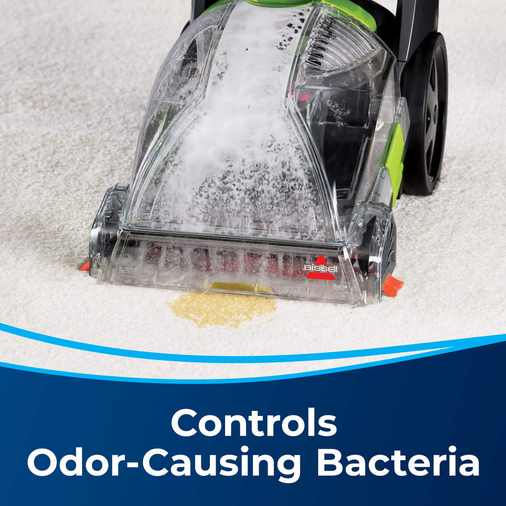 Bissell Deep Clean antibacterial formula leaving a fresher scent after carpet cleaning