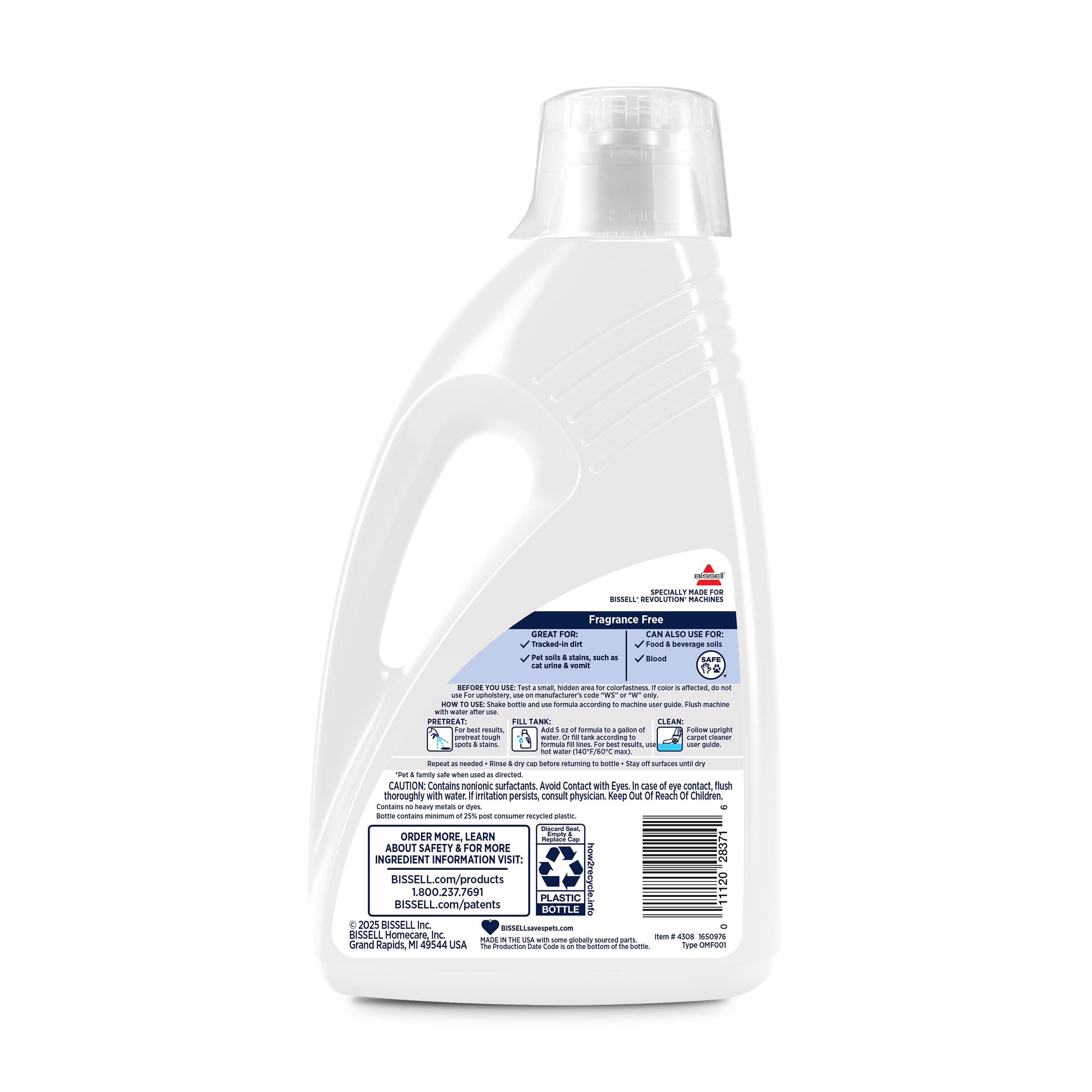 BISSELL Free & Clear OXY stained carpet after cleaning proof image