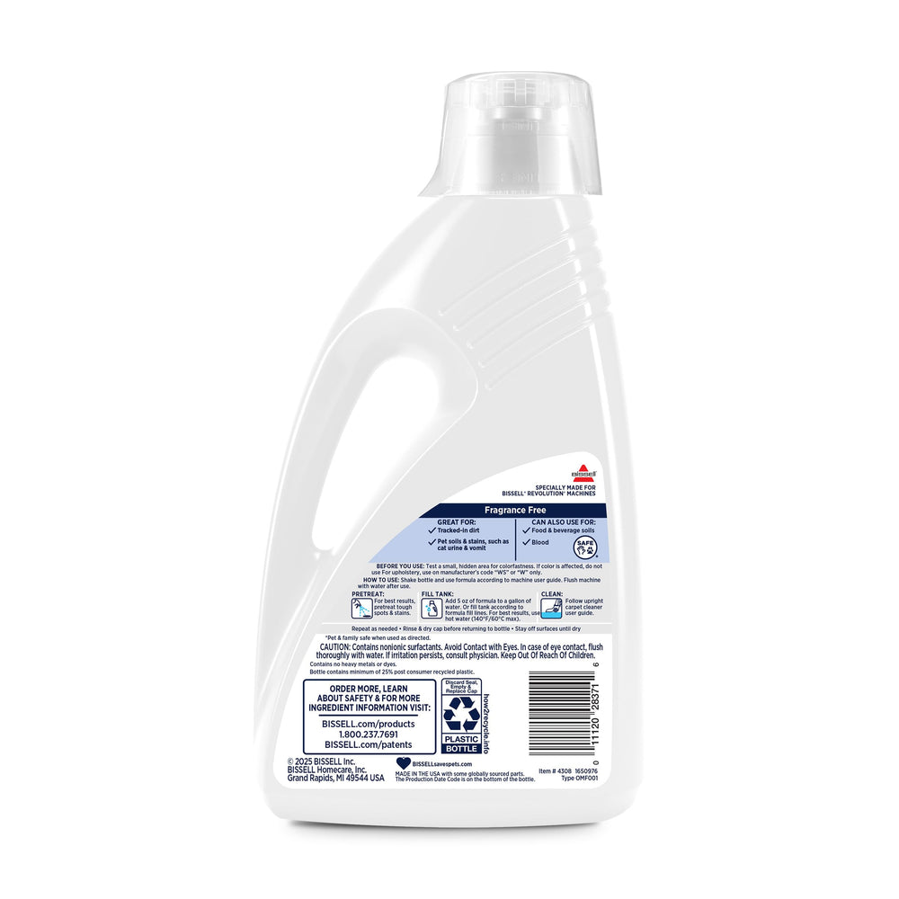 BISSELL Free & Clear OXY stained carpet after cleaning proof image