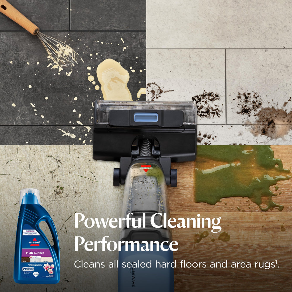 Bissell Multi-Surface Solution refreshing area rugs with a spring breeze scent
