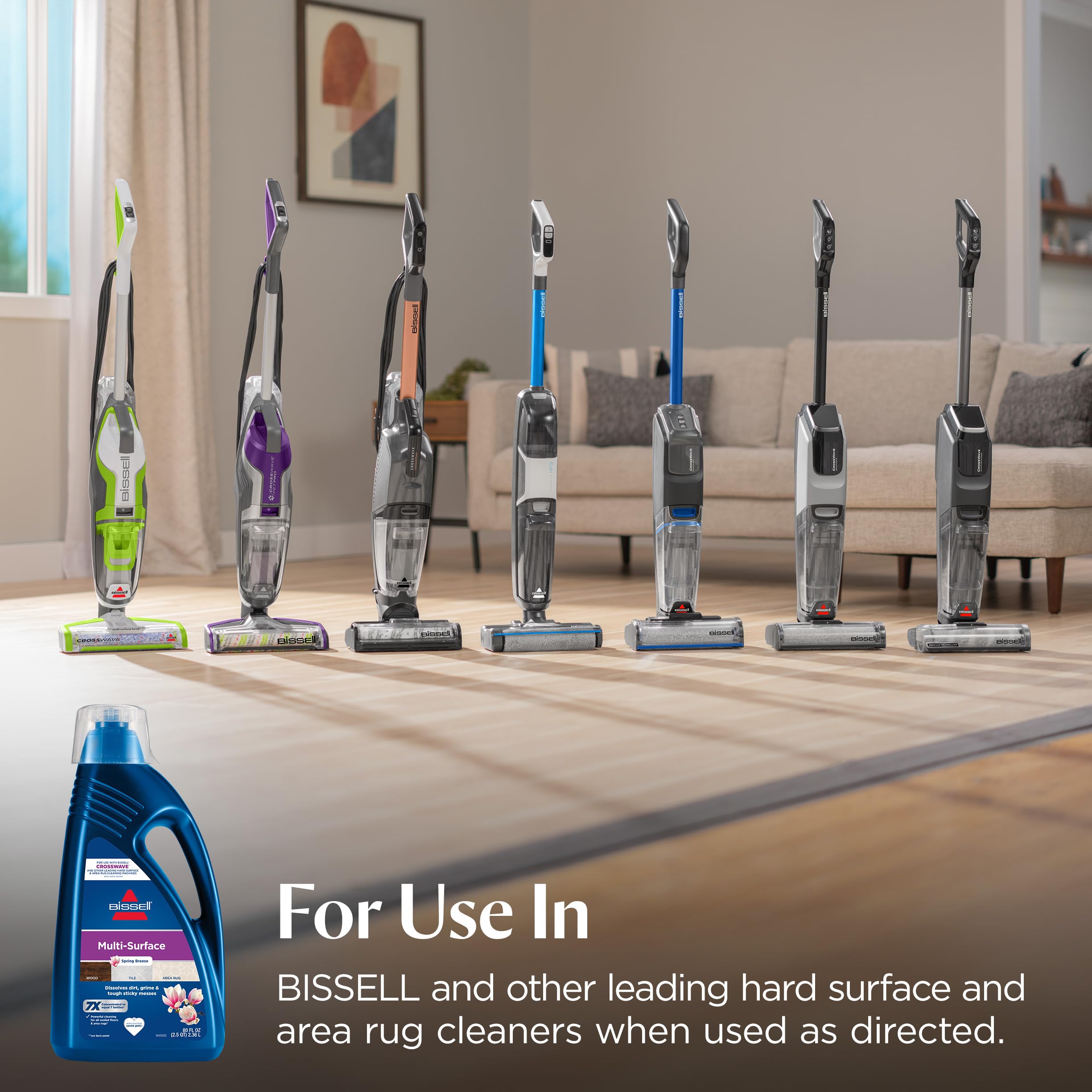 Bissell Multi-Surface Solution safe around kids and pets when used as directed