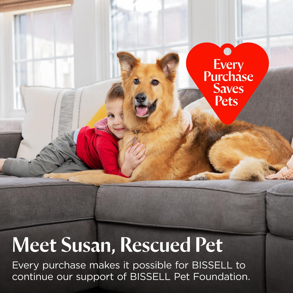 Bissell Multi-Surface Solution emits a spring breeze scent during cleaning