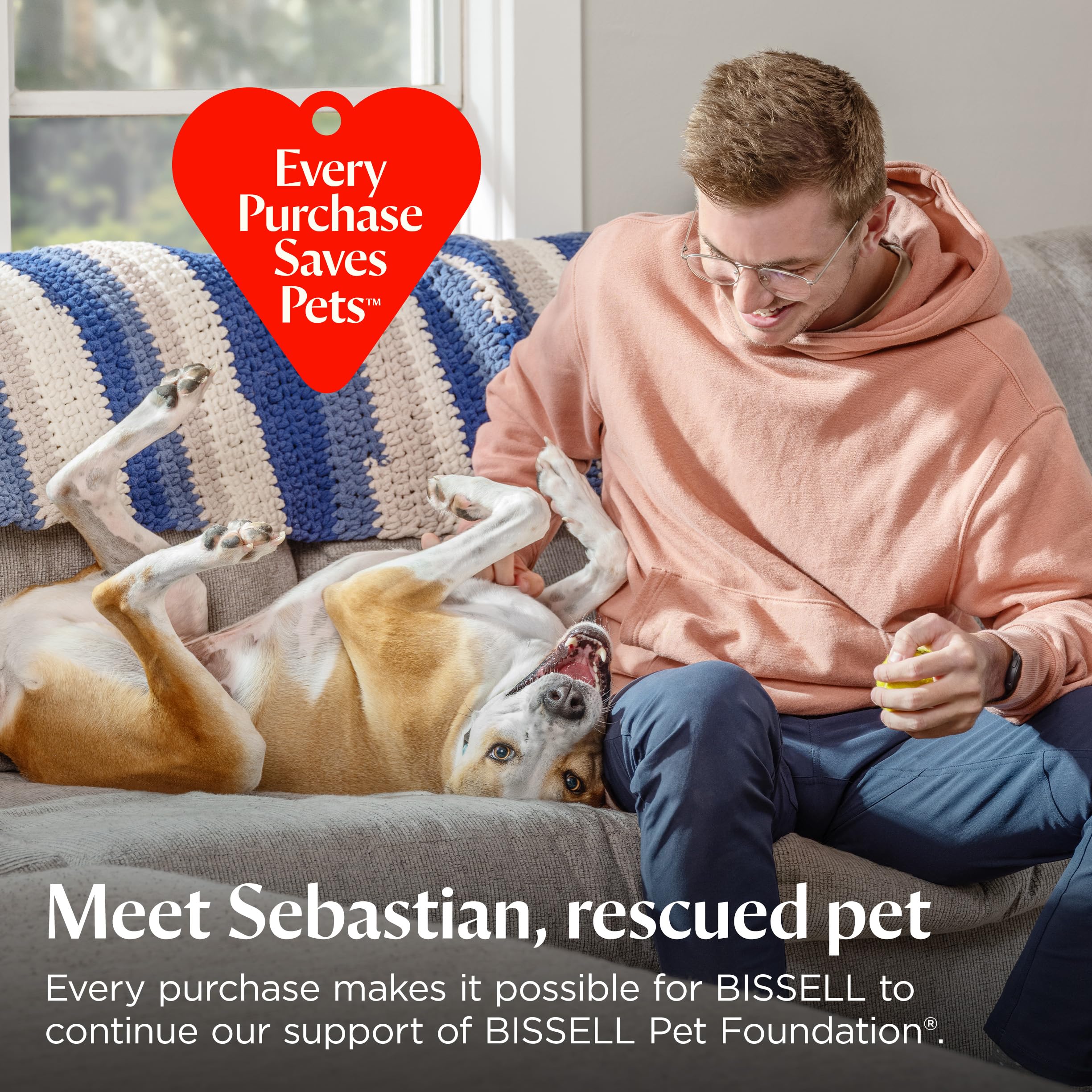 Bissell Pet Foundation support badge on product page