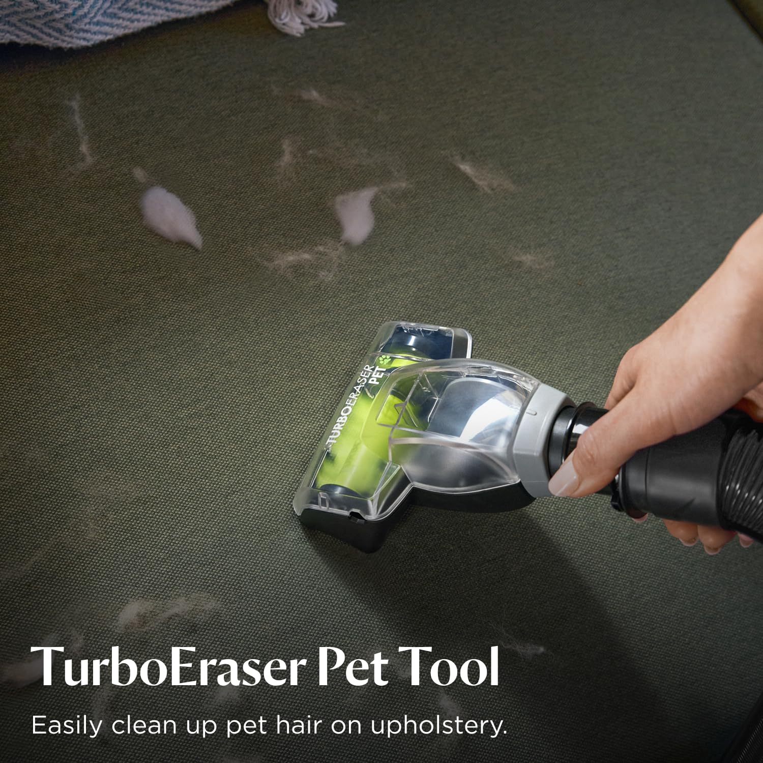 Bissell Scatter-Free Technology minimizes mess on hard floors