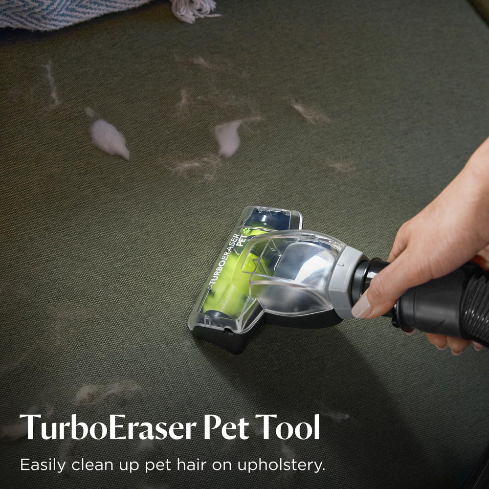 Bissell Scatter-Free Technology minimizes mess on hard floors