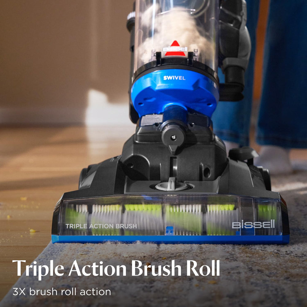 Bissell Triple Action Brush Roll loosens and lifts embedded dirt and pet hair