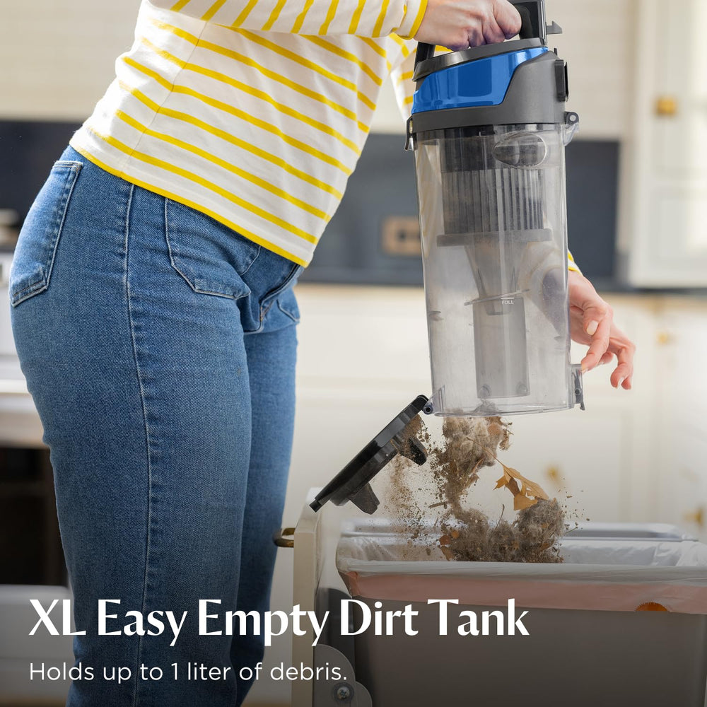 Bissell XL Easy Empty Dirt Tank simplifies quick, hygienic disposal