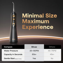 Bitvae C6 reservoir 300ml ready for extended cleaning sessions without frequent refills