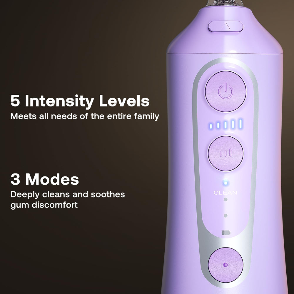 Bitvae flosser offers three modes and five intensities for personalized cleaning.