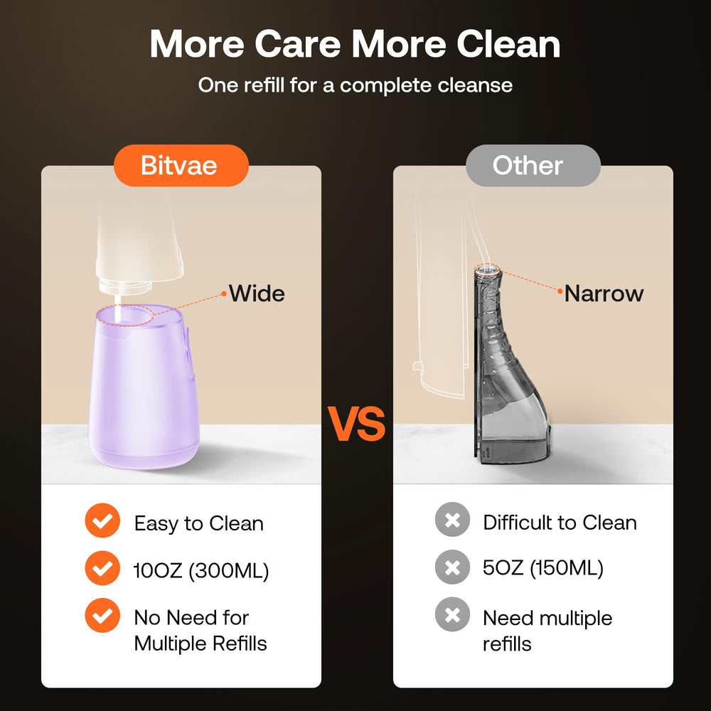 Bitvae purple flosser adds style to your bathroom routine.