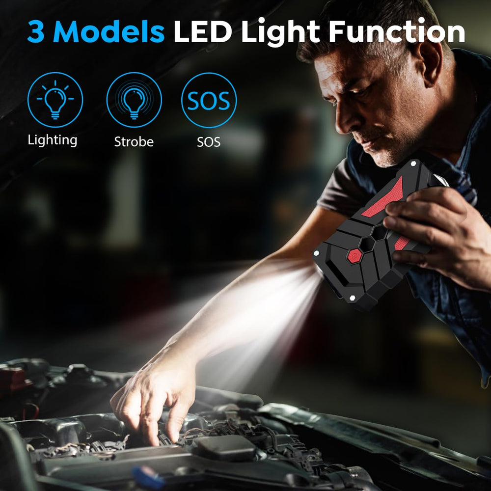 BIUBLE Jump Starter in use to start a car engine