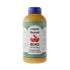 Bixa liquid microbial rennet bottle ready for home cheese making