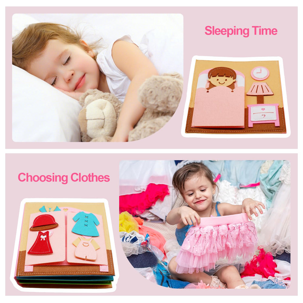 BizyKoady toddler learning contents featuring hands-on scenes for cognitive growth.