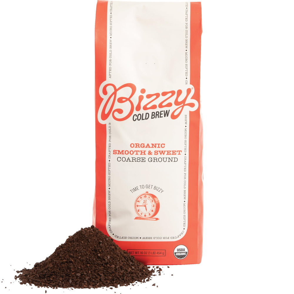 Bizzy brew-your-way setup suggesting flexible cold brew options