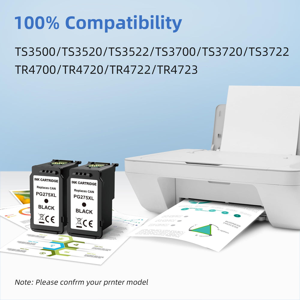 BKBKC 275XL black ink cartridge pack back view with label