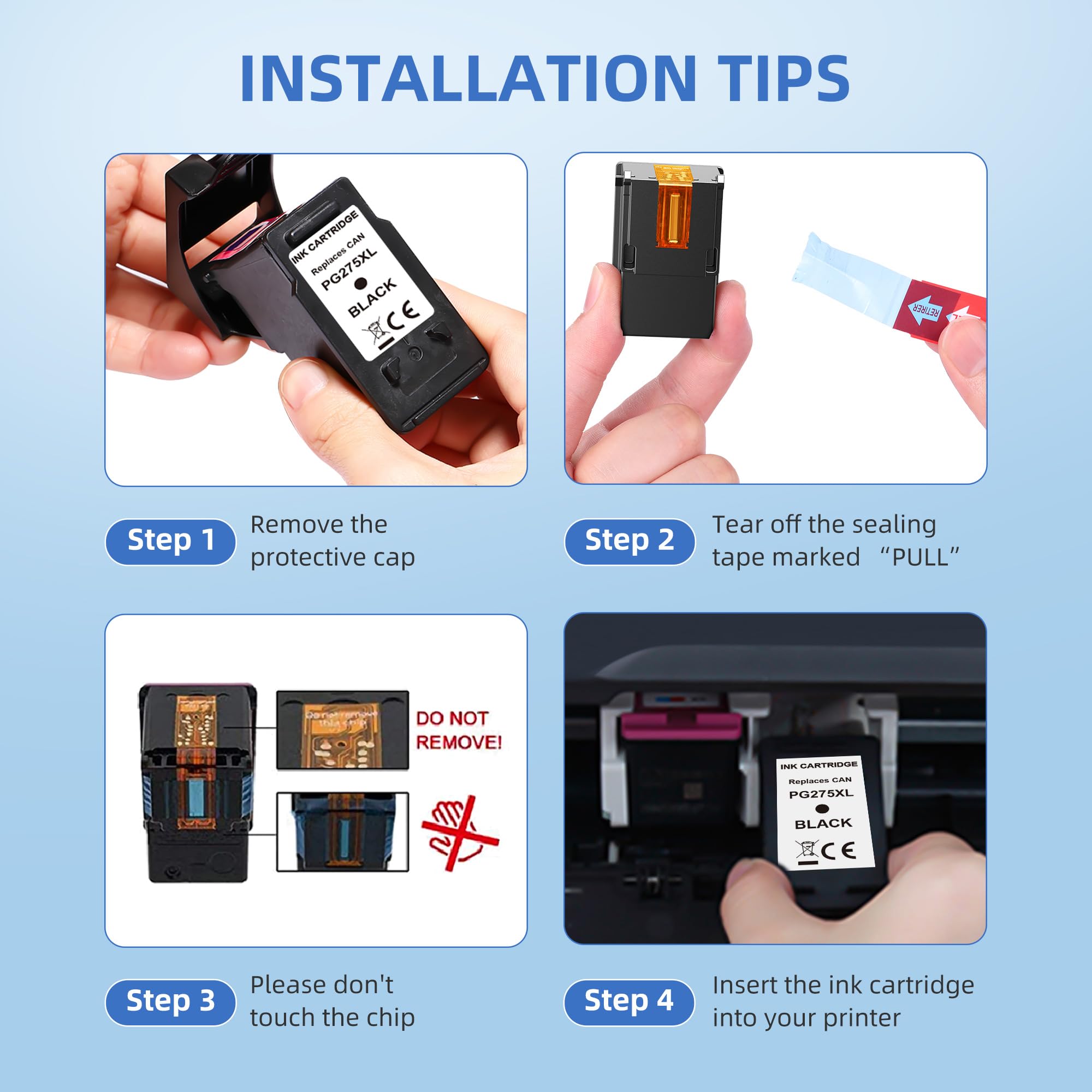 BKBKC installation manual included for quick cartridge replacement