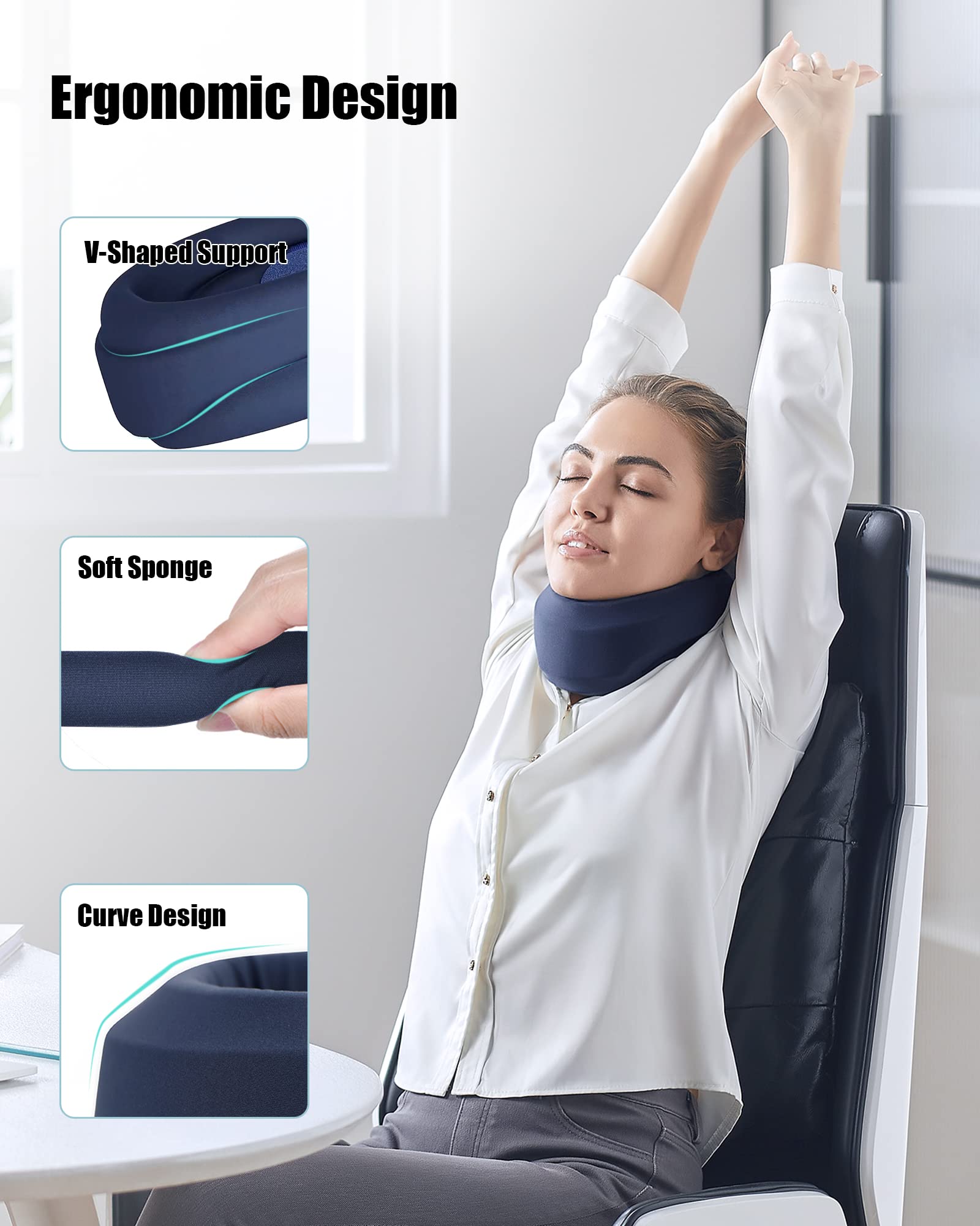 BLABOK neck brace packaging and product showcase for shoppers.