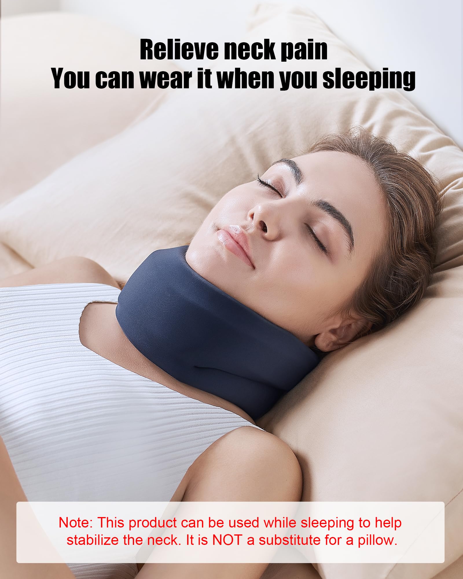 BLABOK neck brace side view highlights cervical support and alignment.