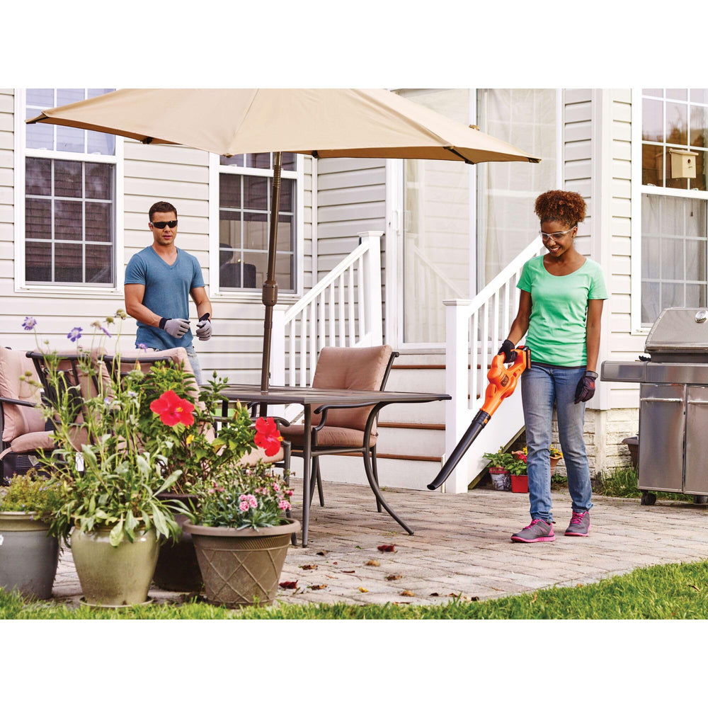 BLACK+DECKER quiet operation supports daytime use around the home.