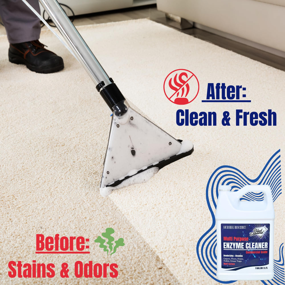 Black Diamond Stoneworks stain removal focus illustrates enzymatic breakdown of tough spots.
