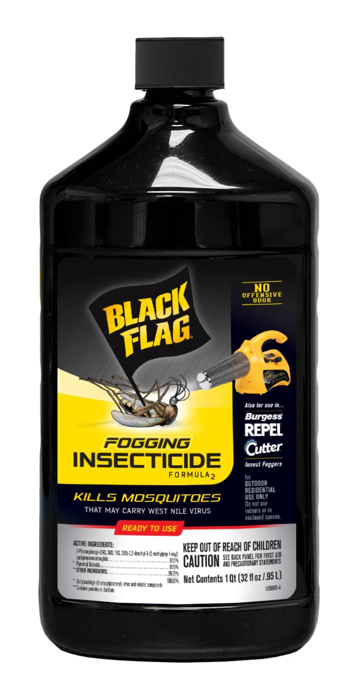 Black Flag 32oz insect fogger bottle for outdoor pest control