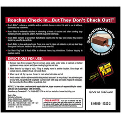 Black Flag Roach Motel Traps lure detail attracts roaches for effective capture.