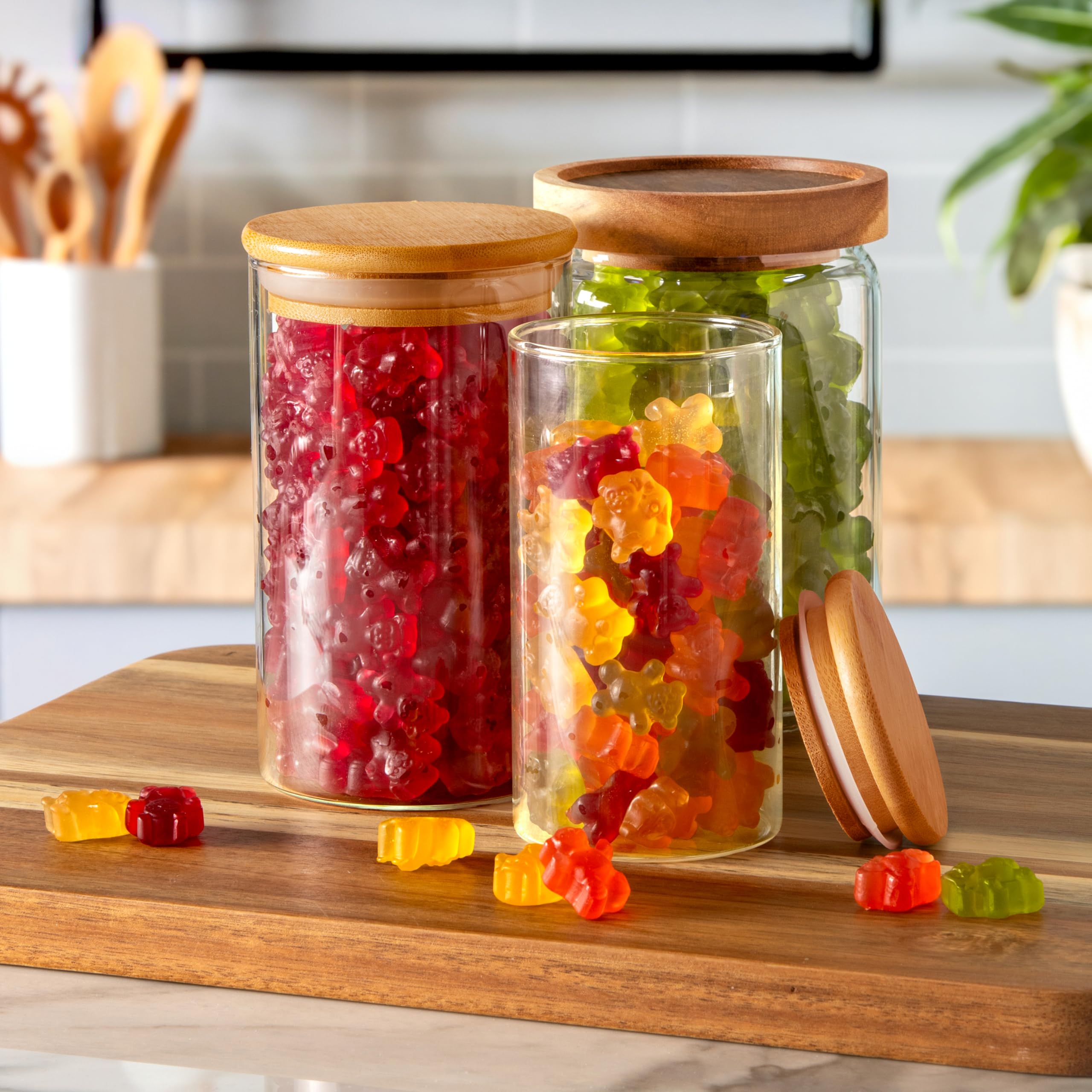 Bear and worm gummy options from Black Forest Gummy Bears lineup.