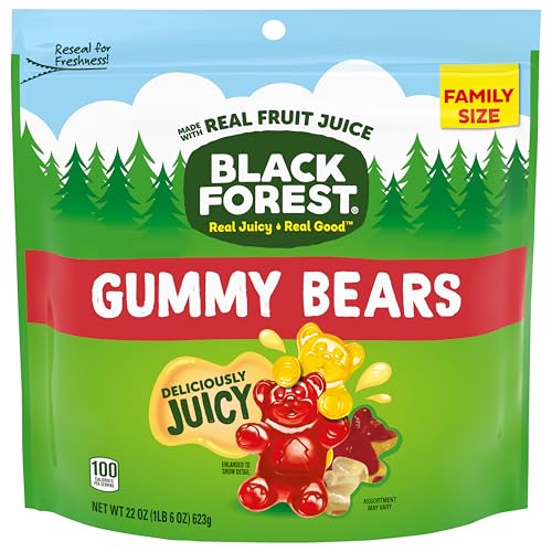 Sharing Black Forest Gummy Bears at a gathering for a joyful moment.