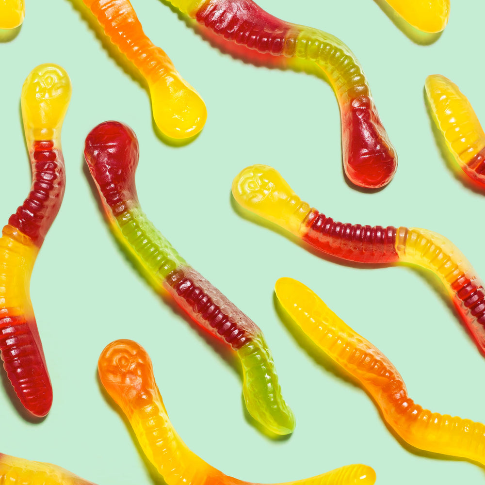 Black Forest Gummy Worms colorful gummies ideal for party platters