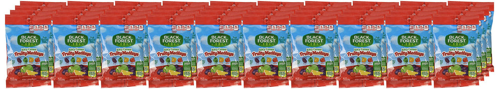 Juicy Burst ingredients highlight real fruit juice in each bite.