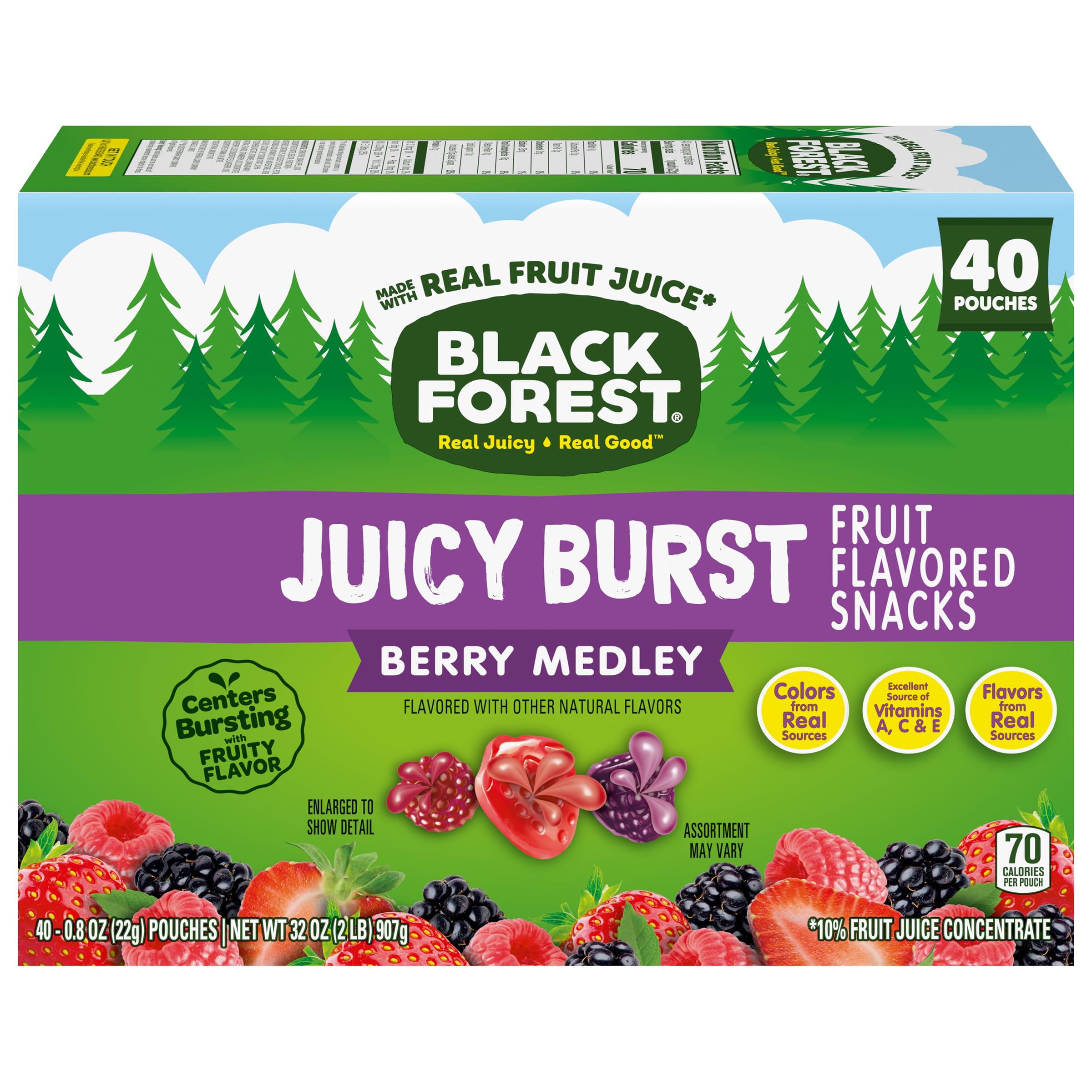 Vibrant Berry Medley offers a fruity, colorful snack time.
