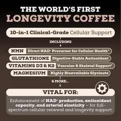 Black Forest Longevity Mix serving scoop ready for quick vitality boost